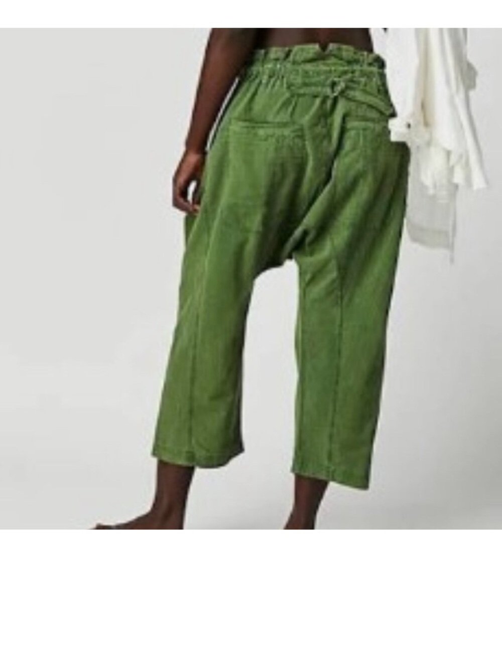 Free People Olive Green Runyon Pants - Picture 2 of 5